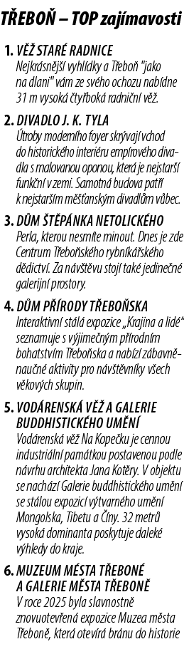 T EBO – TOP zaj mavosti 1. V   STAR  RADNICE Nejkr sn j   vyhl dky a T ebo  \“jako na dlani\" v m ze sv ho ochozu na...