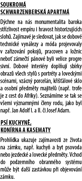 Soukrom schwarzenbersk  apartm  D chne na n s monumentalita baroka, st  zlivost emp ru i hravost historizuj c ch slo...