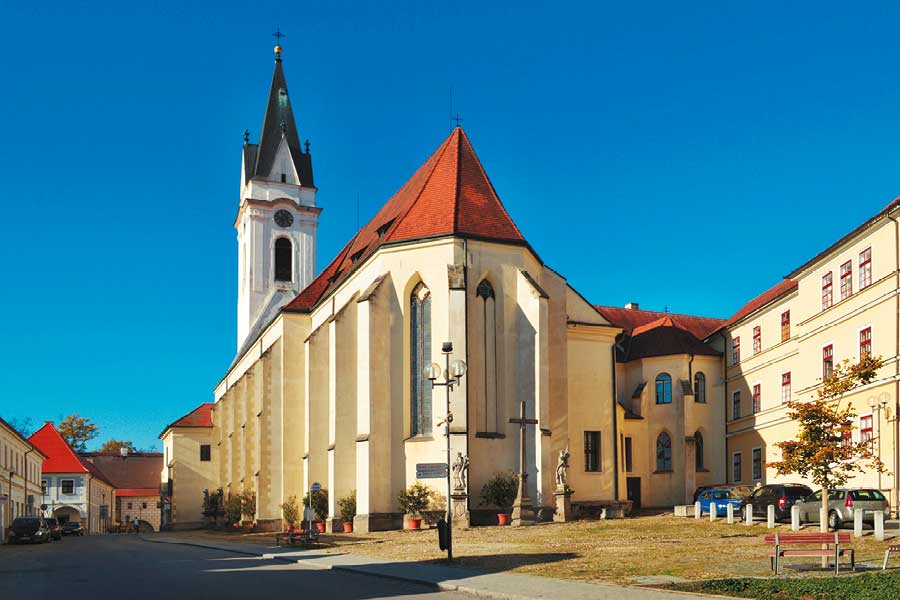 Třeboň - náměstí, pohled z věže, foto: Libor Sváček